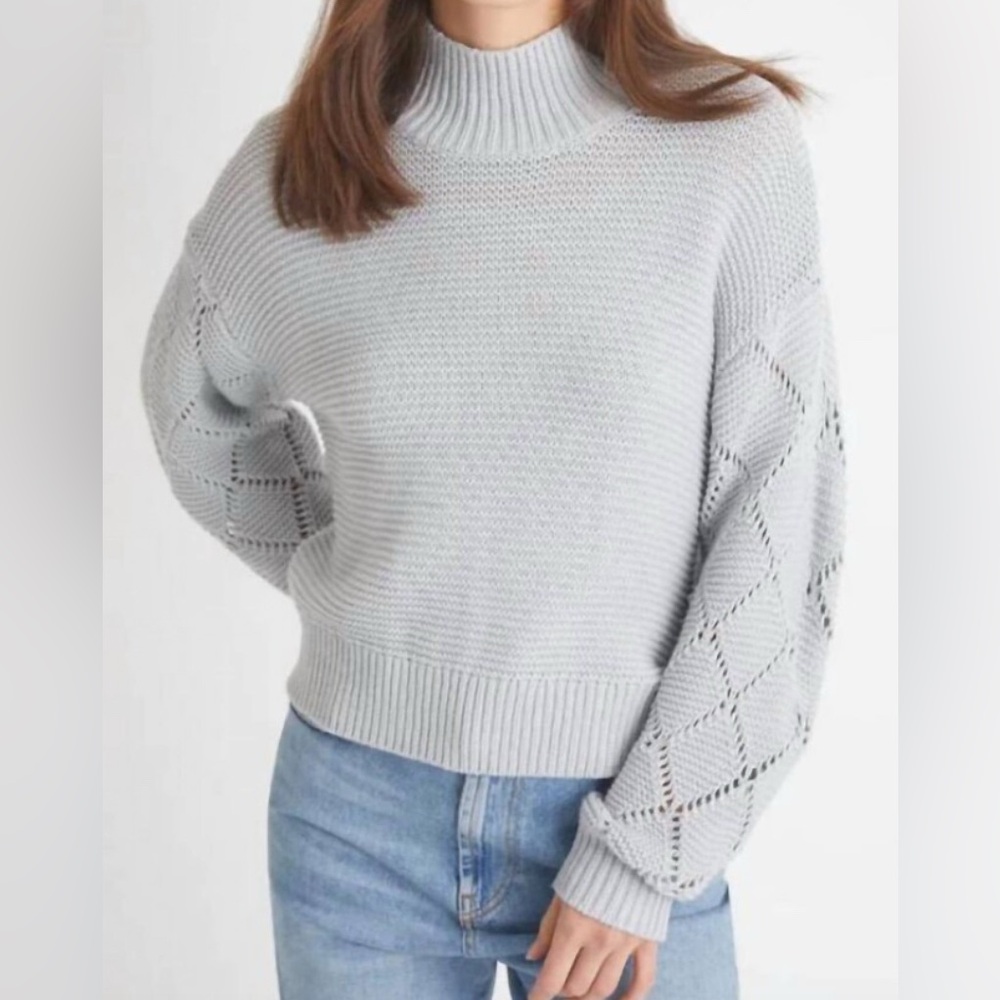 525 American Talia Diamond Stitch Pullover - NWT - Size L